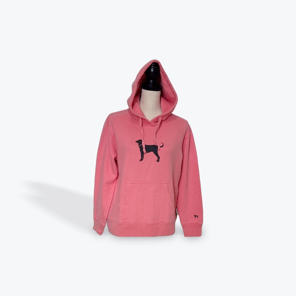 The Black Dog Coral Hoodie with Black Dog Graphic